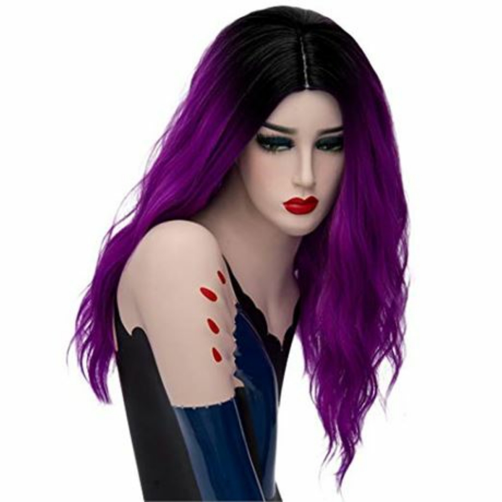 New 45cm Black/Purple Ombre Wig